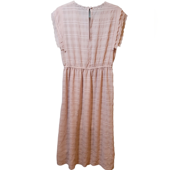 Coach dress midi cap sleeve in dusty pink - Picture 12 of 12